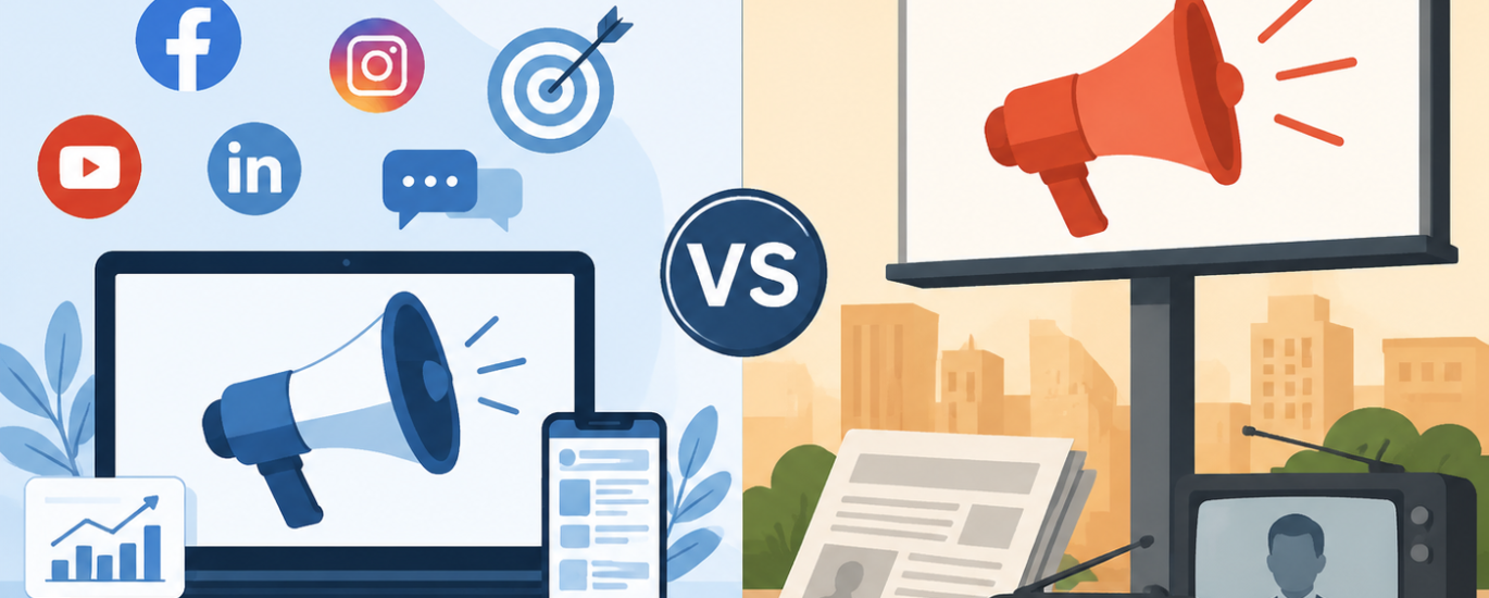Digital Marketing vs Traditional Marketing