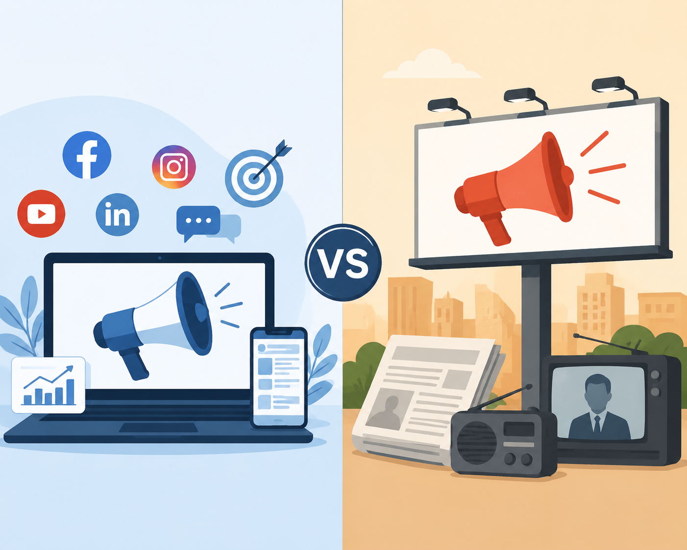 Digital Marketing vs Traditional Marketing